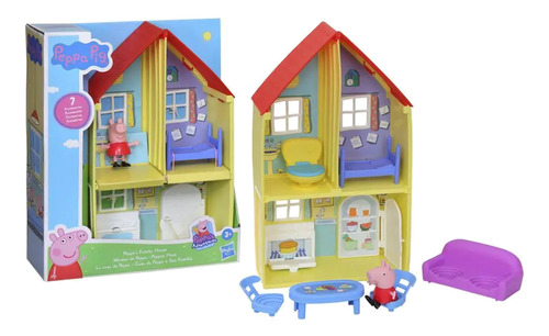 Peppa Pig Playset La Casa De Peppa Hasbro Pr.