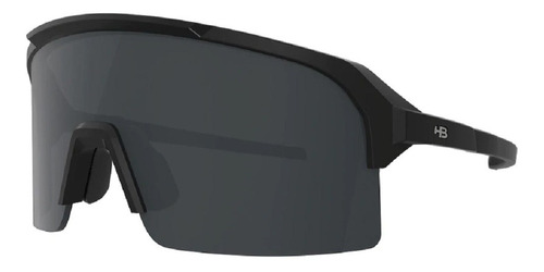 Oculos De Sol Hb Edge Matte Black Gray Uv Ciclismo Surf  Etc