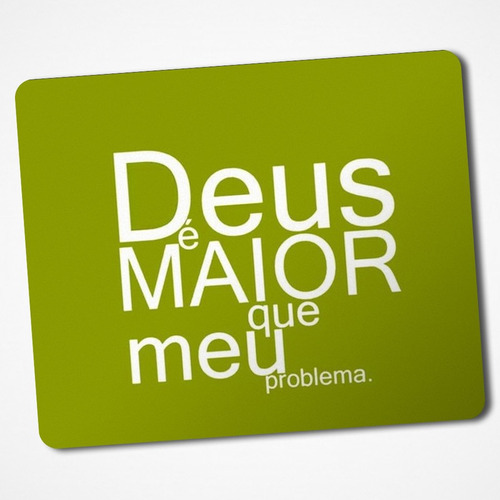 Mouse Pad Evangélico Religião Jesus Cristo Deus Cristão 30