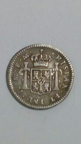 Moneda Plata 1/2 Real Carlos Iiii 1797