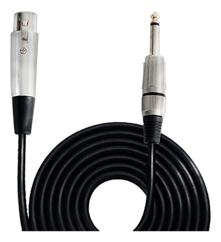 Cable De Audio De 1/4  A Xlr - Conexion Hembra De 1/4 De Pu