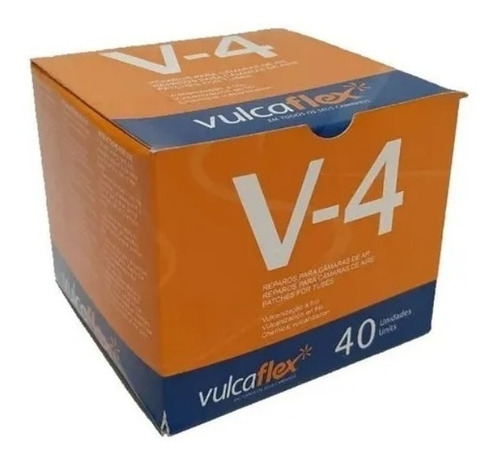 Vulcaflex V4 Remendo A Frio 80mm Cx 40pçs