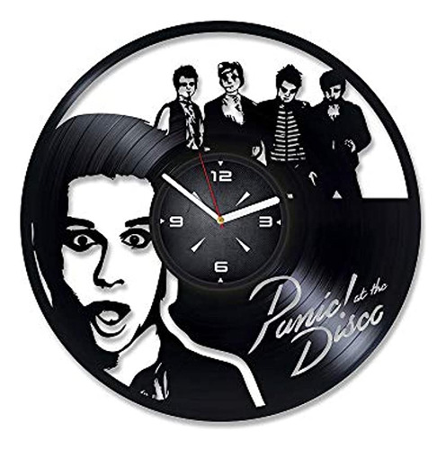 Reloj De Pared Con Disco De Vinilo Rock Music Band. Kovides