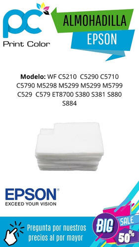 Almohadilla Epson T6716 Wf C5210 C5290 C5710 C5790