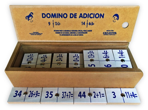 Domino Adicion - Material Didactico Educativo Para Niños