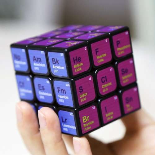 Speed Cube 3x3x3 Elementos Químicos Rompecabezas De Cubo M