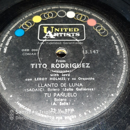 Simple Tito Rodriguez United Artists C20