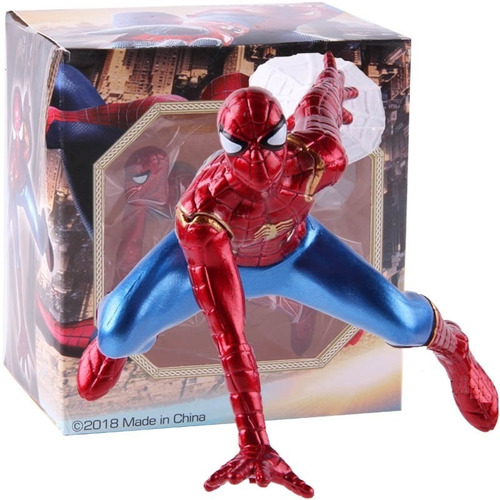 Boneco Homem Aranha Marvel Guerra Infinita Na Caixa Com Imã!