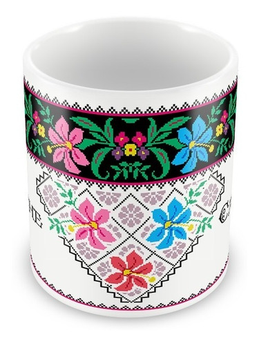 Imagen 2 de 3 de Taza Niceshop Blusa Bordado Campechano Colores