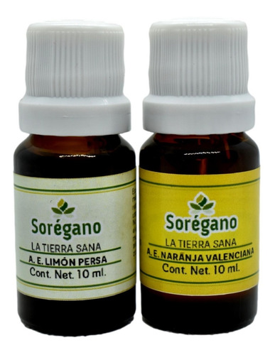 Sorégano Kit 2 Aceites Esenciales Cítricos De Yucatán