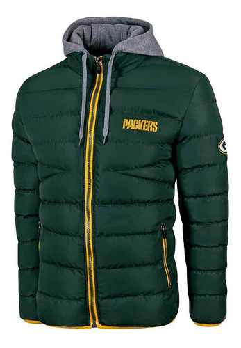 Chamarra Mod 321676 Para Hombre Nfl Color Verde