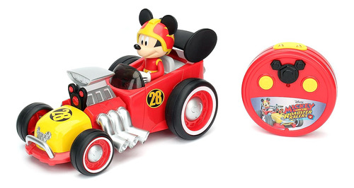 Jada Toys Disney Mickey Roadster Racer Rc Red, Estándar