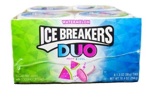 Ice Breakers Duo Sandía 0azucar - Kg a $20