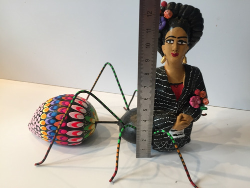 Frida Kahlo Cuerpo En Forma De Insecto, Barro, Artesanía