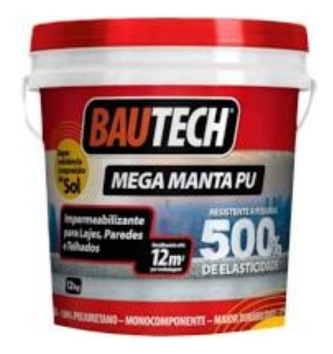 Bautech Mega Manta Pu - Membrana 100% Poliuretano (12 Kg)