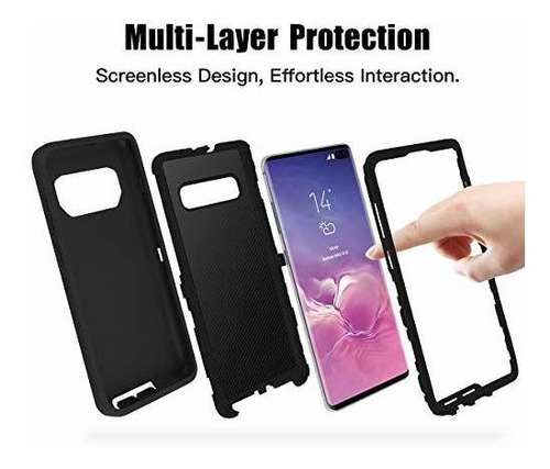 Estuche Para Galaxy S10 Plus Proteccion Contra Caida Golpe C