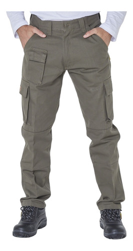 Pantalon Pampero Cargo De Trabajo Reforzado Original Hombre