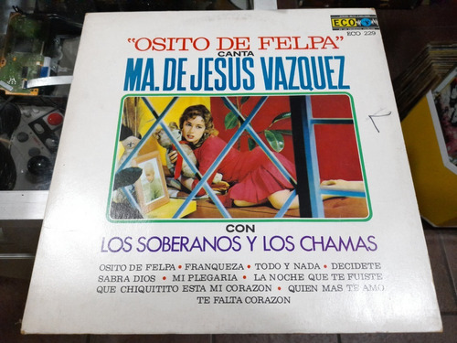 Lp Osito De Felpa Maria De Jesus Vazquez Acetato,long Play