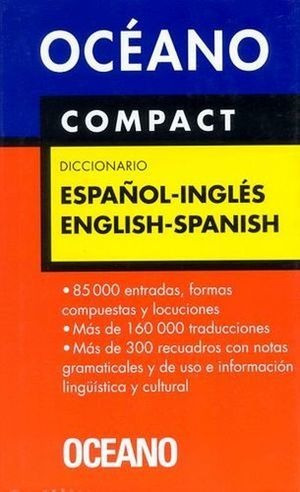 Libro Oceano Compact Diccionario Espanol Ingles Nuevo