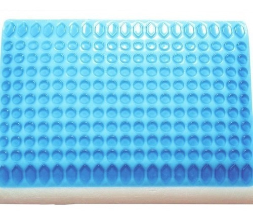 Almohada De Memory Foam Con Gel Home Care Color Blanco