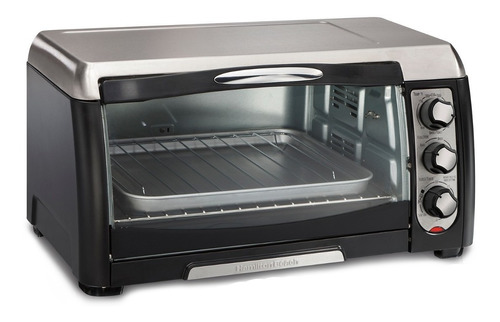 Horno de mesa eléctrico Hamilton Beach 31330 negro 120V