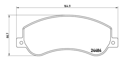 Imagen 2 de 5 de Balatas Brembo (d) Low Met Vw Amarok 11 Ford Transit 07-13