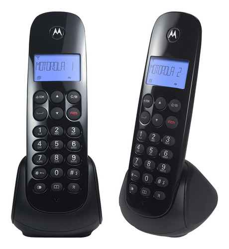 Teléfono Motorola M750CE-2 inalámbrico - color negro