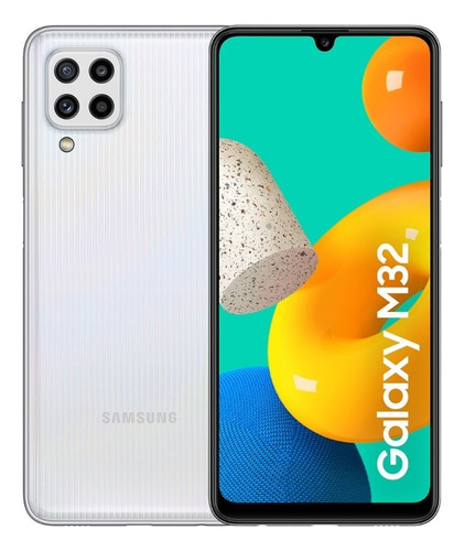 Samsung Galaxy M32 (5000 mAh) Dual SIM 128 GB white 6 GB RAM
