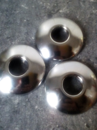Imagen 1 de 2 de Rocetas Cromadas 1/2 Hierro Cromado Calibre Grueso