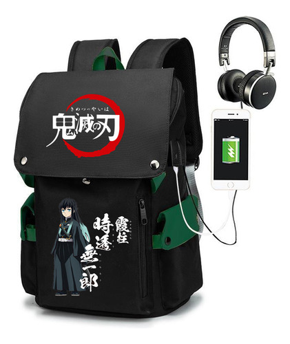 Mochila Escolar De Dibujos Animados Demon Slayer Nezuko Kawa