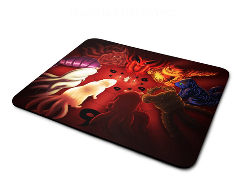Imagem 2 de 3 de Mouse Pad Personalizado - Naruto Bijuus