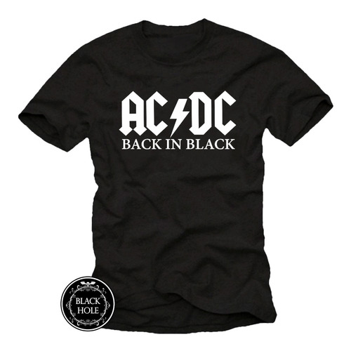 Polos / T-shirt Rock  Ac Dc - Black Hole Peru