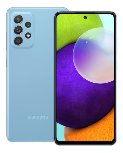 Samsung Galaxy A52 128gb 6gb Ram Original Grado A Azul Claro (Reacondicionado)