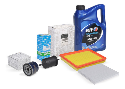 Kit Completo Filtros Originales Renault Kwid + 4 Ltrs Aceite