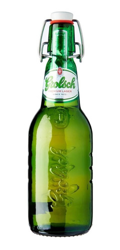 Cerveza Grolsch Tapa Cerámica 450ml. - Importada De Holanda