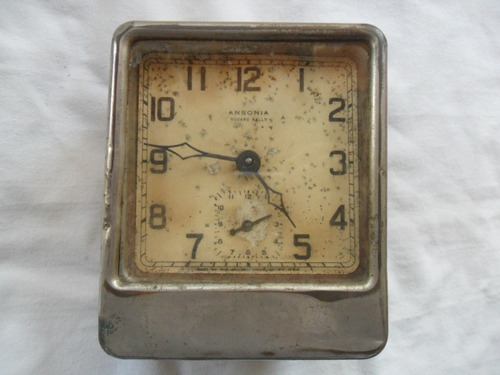 Antiguo Reloj Mesa Ansonia Usa Original Coleccion Art Deco