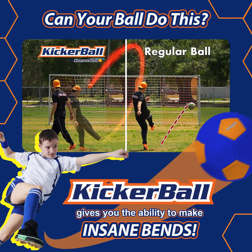 Kickerball Pelota De Fútbol Curva Y Con Efecto Mmg