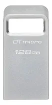 Comprar Usb Metal 128gb 200mb\u002Fs Usb 3.2 Gen 1 Kingston Dtmc3g2\u002F128gb Color Plateado Liso
