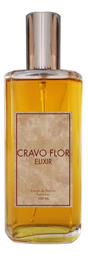 Perfume Cravo Flor Elixir 100ml Extrait De Parfum 40% Óleo