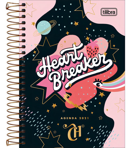 Agenda Espiral Diária Capricho 2021 1 Tilibra