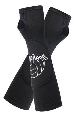 Mangas De Brazo De Voleibol Para Mujeres Y Hombres Xl Negro