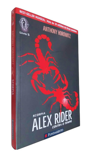 Livro Físico Alex Rider Contra O Tempo Volume 5 Scorpia Anthony Horowitz