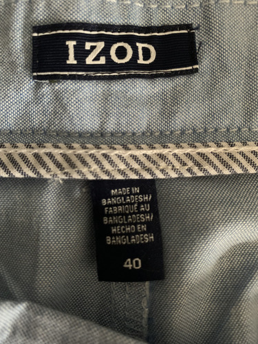 Short Izod Para Caballero Talla 40 Azul Cielo !! (Usado)