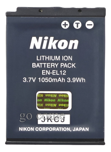 Genuino Original Nikon En-el12 Batería, Coolpix S31 S70 S610