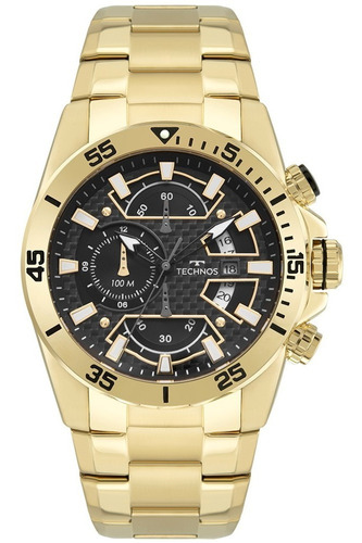 Relógio Technos Masculino Ts Carbon Dourado - Os10fj/1p