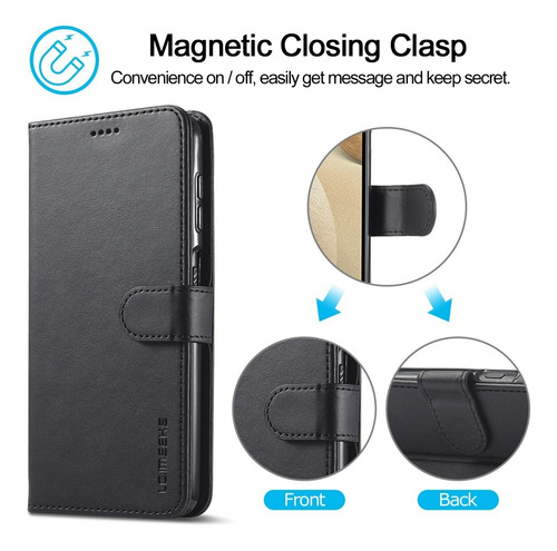 Imagen 4 de 5 de Samsung Galaxy A22 Flip Cover Texture Lc.imeeke