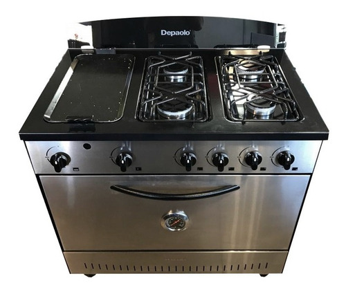 Cocina Industrial Depaolo 4 Hornallas Y Plancha Bifera