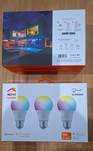 Lámpara Bombilla Inteligente Nexxt Smart Wifi Led 220v [3 U]