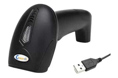 Supermercado Handheld Barcode Scanner, Leitor de Código de Barras