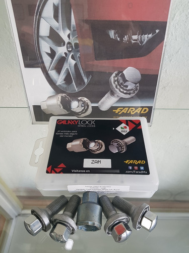 Imagen 6 de 8 de Birlos Seguridad Galaxylock Mustang V8 Tm Envió Gratis
